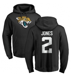 NFL Nike Jacksonville Jaguars #2 Landry Jones Black Name & Number Logo Pullover Hoodie