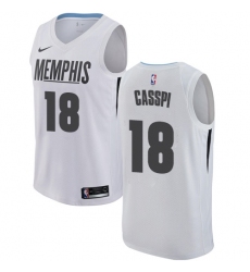 Women's Nike Memphis Grizzlies #18 Omri Casspi Swingman White NBA Jersey - City Edition
