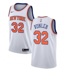 Women's Nike New York Knicks #32 Noah Vonleh Swingman White NBA Jersey - Association Edition