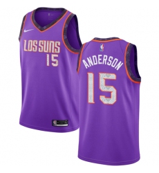 Women's Nike Phoenix Suns #15 Ryan Anderson Swingman Purple NBA Jersey - 2018 19 City Edition