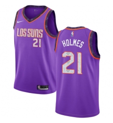 Youth Nike Phoenix Suns #21 Richaun Holmes Swingman Purple NBA Jersey - 2018 19 City Edition