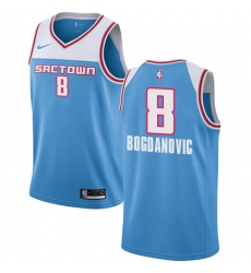 Youth Nike Sacramento Kings #8 Bogdan Bogdanovic Swingman Blue NBA Jersey - 2018   19 City Edition