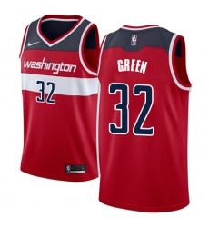 Youth Nike Washington Wizards #32 Jeff Green Swingman Red NBA Jersey - Icon Edition
