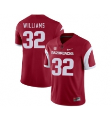 Arkansas Razorbacks 32 Jonathan Williams Red College Football Jersey