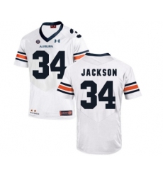 Auburn Tigers 34 Bo Jackson White College Football Jersey