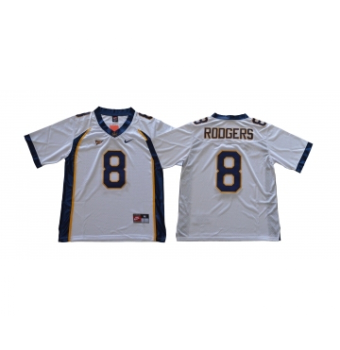 California Golden Bears 8 Aaron Rodgers White College Football Jersey