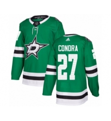 Youth Adidas Dallas Stars #27 Erik Condra Premier Green Home NHL Jersey