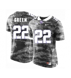 TCU Horned Frogs 22 Aaron Green Gray College Football Limited Jersey