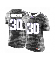 TCU Horned Frogs 30 Denzel Johnson Gray College Football Limited Jersey