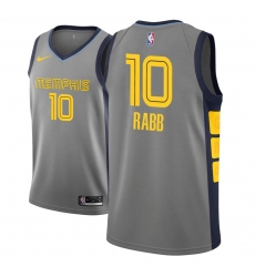 Men NBA 2018-19 Memphis Grizzlies #10 Ivan Rabb City Edition Gray Jersey