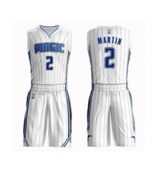 Men's Orlando Magic #2 Jarell Martin Swingman White Basketball Suit Jersey - Association Edition