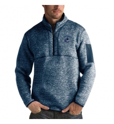 Men's Vancouver Canucks Antigua Fortune Quarter-Zip Pullover Jacket Royal