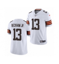 Cleveland Browns #13 Odell Beckham Jr White 2020 Vapor Limited Jersey
