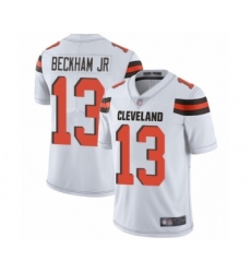 Youth Odell Beckham Jr. Limited White Nike Jersey NFL Cleveland Browns #13 Road Vapor Untouchable