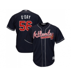 Youth Atlanta Braves #56 Darren O Day Replica Blue Alternate Road Cool Base Baseball Jersey