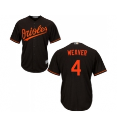 Youth Baltimore Orioles #4 Earl Weaver Replica Black Alternate Cool Base Baseball Jersey
