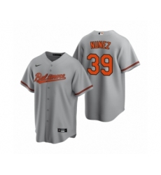 Women's Baltimore Orioles #39 Renato Nunez Nike Gray Replica Road Jersey