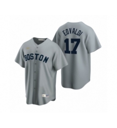 Men's Boston Red Sox #17 Nathan Eovaldi Nike Gray Cooperstown Collection Road Jersey