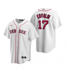 Men's Nike Boston Red Sox #17 Nathan Eovaldi White Home Stitched Baseball Jersey
