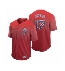 Women's Boston Red Sox #17 Nathan Eovaldi Red Fade Nike Jersey