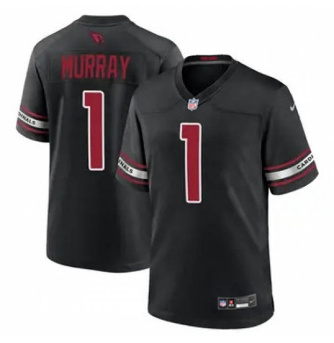 Men's Arizona Cardinals #1 Kyler Murray Black 2023 F U S E Vapor Limited Stitched Football Jersey