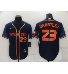 Men's Toddler Houston Astros #23 Michael Brantley Nike Navy 2022 City Connect Player Jersey