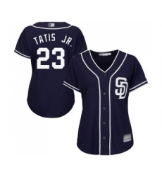 Women's San Diego Padres #23 Fernando Tatis Jr. Replica Navy Blue Alternate 1 Cool Base Baseball Jersey