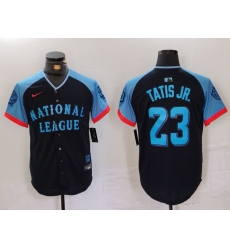 Men's San Diego Padres #23 Fernando Tatis Jr Navy 2024 All Star Limited Stitched Jersey