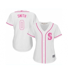 Women's Seattle Mariners #0 Mallex Smith Replica White Fashion Cool Base Baseball Jersey