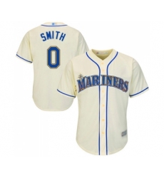 Youth Seattle Mariners #0 Mallex Smith Replica Cream Alternate Cool Base Baseball Jersey