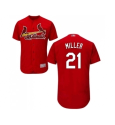Men's St. Louis Cardinals #21 Andrew Miller Red Alternate Flex Base Authentic Collection Baseball Jersey
