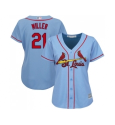 Women's St. Louis Cardinals #21 Andrew Miller Replica Pink Fashion Cool Base Baseball Jersey