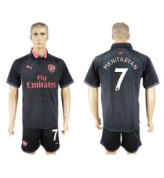 Arsenal #7 Mkhitaryan Sec Away Soccer Club Jersey