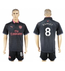Arsenal #8 Ramsey Sec Away Soccer Club Jersey