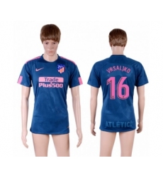 Atletico Madrid #16 Vrsaljko Sec Away Soccer Club Jersey
