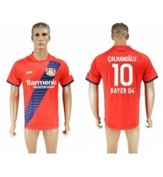Bayer Leverkusen #10 Calhanoglu Away Soccer Club Jersey