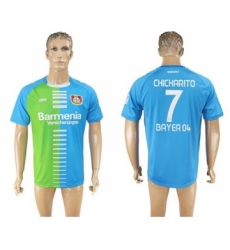 Bayer Leverkusen #7 Chicharito Sec Away Soccer Club Jersey