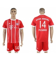 Bayern Munchen #14 Pizarro Home Soccer Club Jersey
