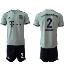 Bayern Munchen #2 Wagner Away Soccer Club Jersey
