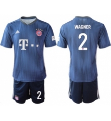 Bayern Munchen #2 Wagner Third Soccer Club Jersey