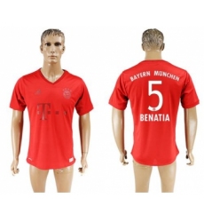 Bayern Munchen #5 Benatia Marine Environmental Protection Home Soccer Club Jersey