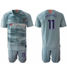 Chelsea #11 Drogba Third Soccer Club Jersey