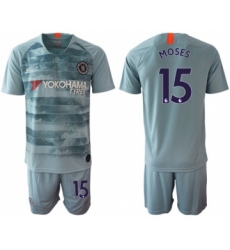Chelsea #15 Moses Third Soccer Club Jersey
