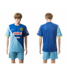 Club De Futbol America Blank Blue Away Soccer Club Jersey