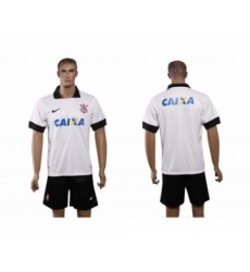 Corinthians Blank White Home Soccer Club Jersey