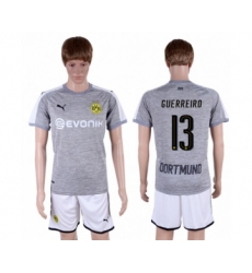 Dortmund #13 Guerreiro Grey Soccer Club Jersey