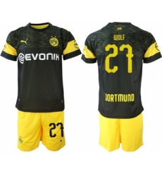 Dortmund #27 Wolf Away Soccer Club Jersey