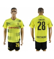 Dortmund #28 Ginter Home Soccer Club Jersey