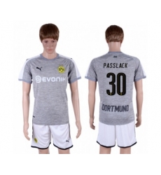 Dortmund #30 Passlack Grey Soccer Club Jersey
