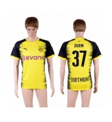 Dortmund #37 Durm Yellow Soccer Club Jersey